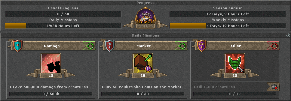 Reroll de missão
